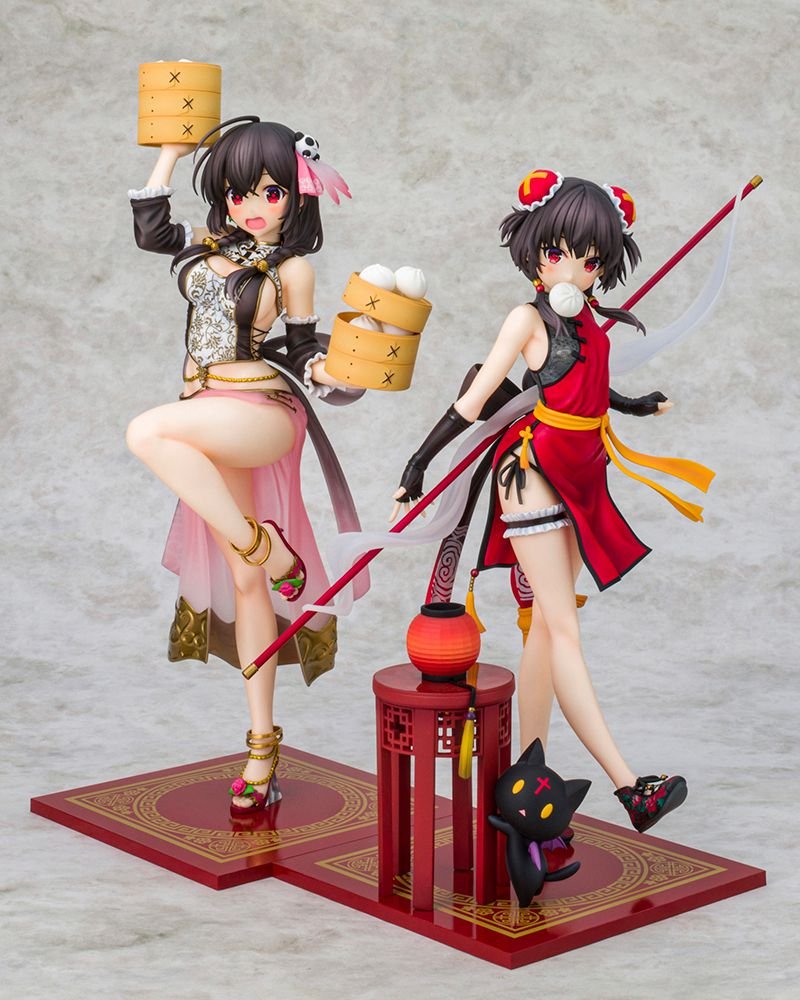 Megumin y Yunyun (China Dress) - Figuras Wonder Festival 2021 [Winter] y WonHobby32 - Hanami Dango