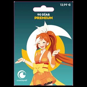 Crunchyroll tarjeta 90 dias - Qué regalar en Navidad anime manga 2021 - Hanami Dango