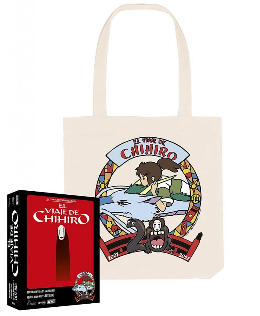 El viaje de Chihiro edicion tote bag- Qué regalar en Navidad anime manga 2021 - Hanami Dango