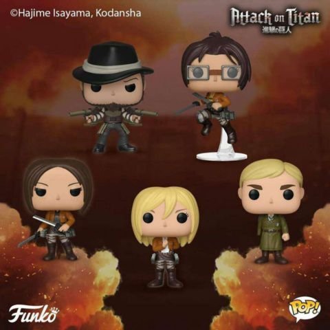 Shingeki no Kyojin Funko Pop- Qué regalar en Navidad anime manga 2021 - Hanami Dango