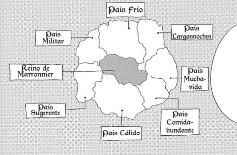 Los siete caballeros del Reino Marronnier Mapa - Hanami Dango