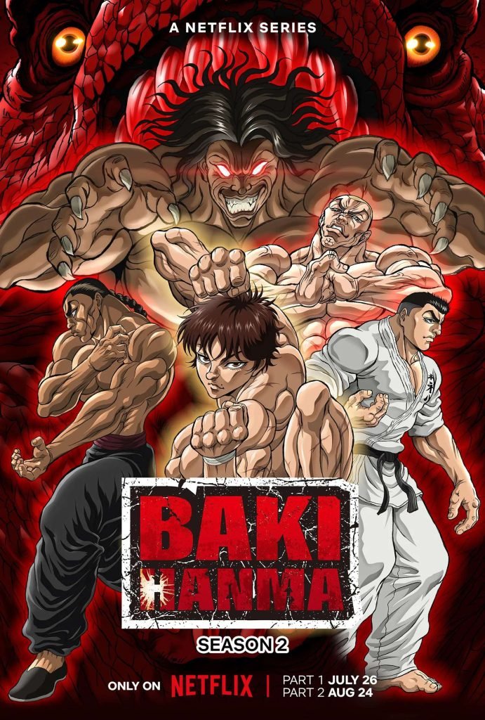 Baki Hanma 2 - mejores animes 2023 - hanami dango