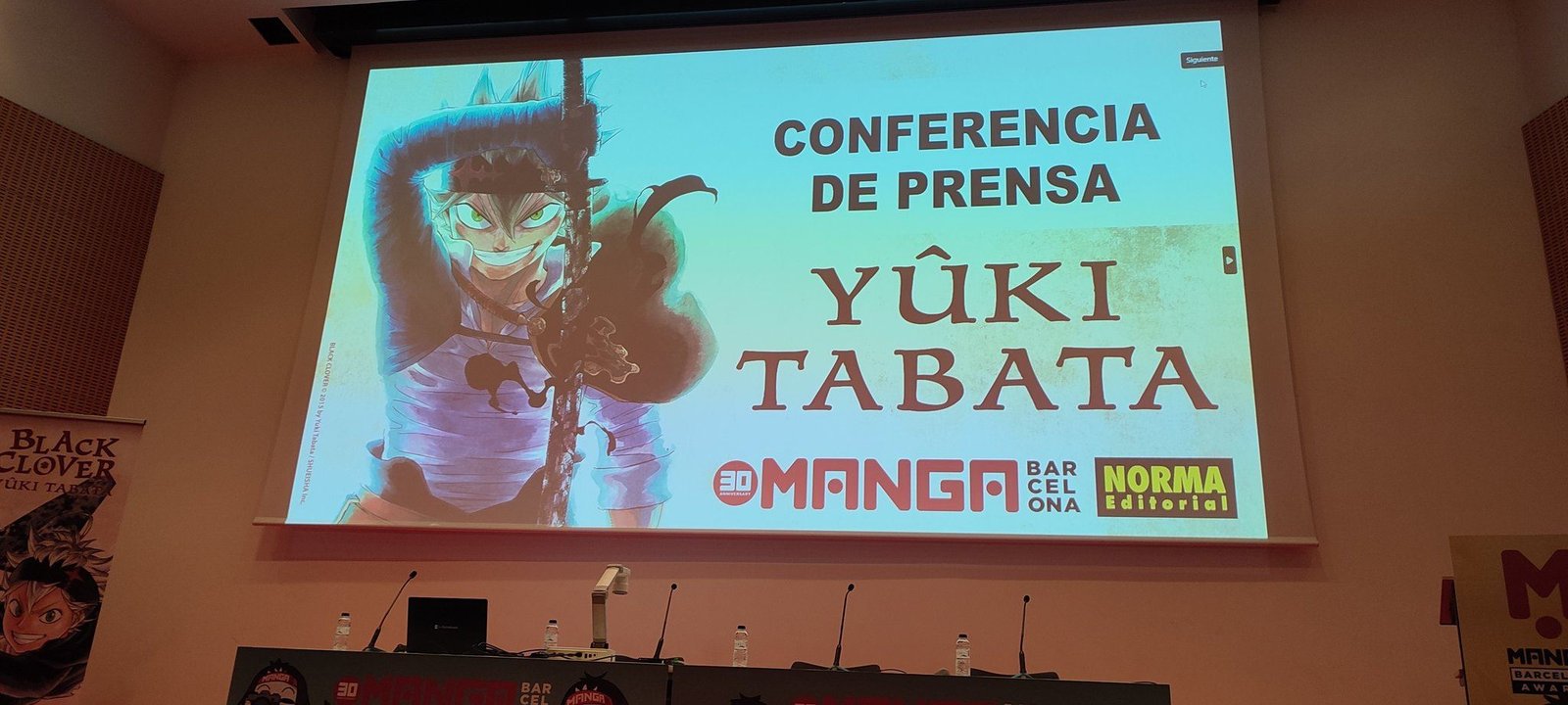 Rueda de prensa Yuki Tabata - Salon Manga Barcelona - Hanami Dango