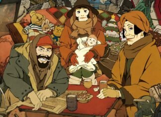 Tokio, estación de Ueno y Tokyo Godfathers, la mendicidad en Japón hanami-dango-tokyo-godfathers