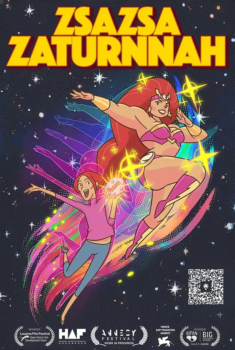 Zsazsa Zaturnnah vs the Amazonistas of Planet X - Poster - Hanami Dango